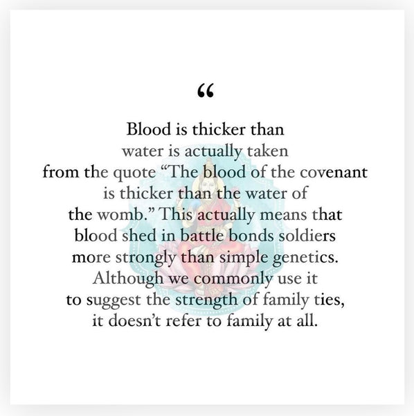 When blood is not thicker than water - From Fear to Thriving